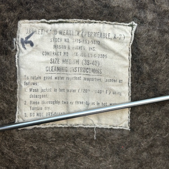 Men’s vintage military jacket size-M - Picture 2 of 6